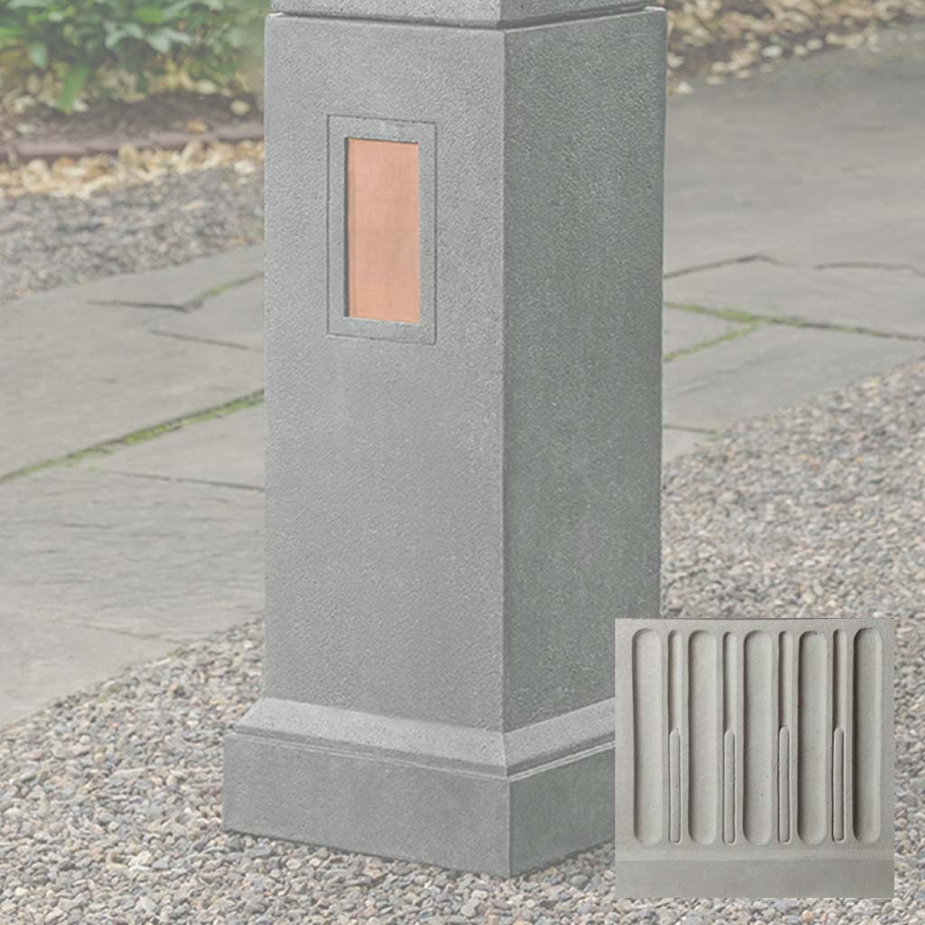 Gimlet Pedestal with Copper Plates