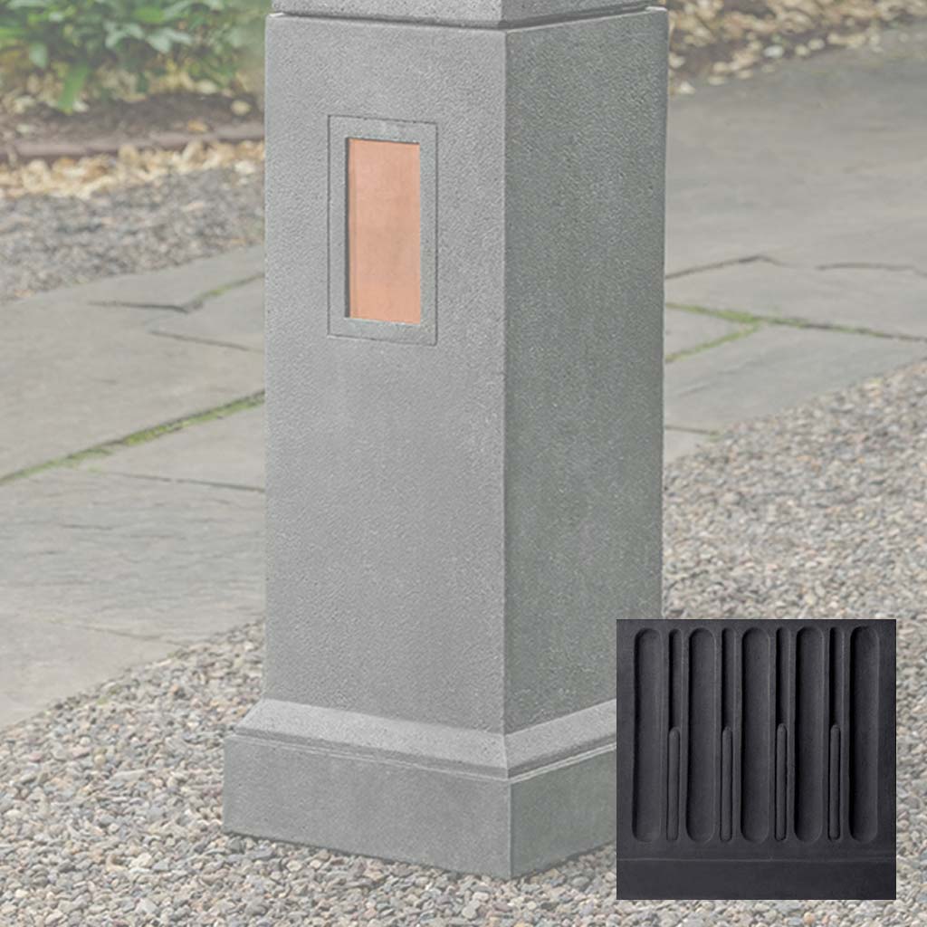 Gimlet Pedestal with Copper Plates