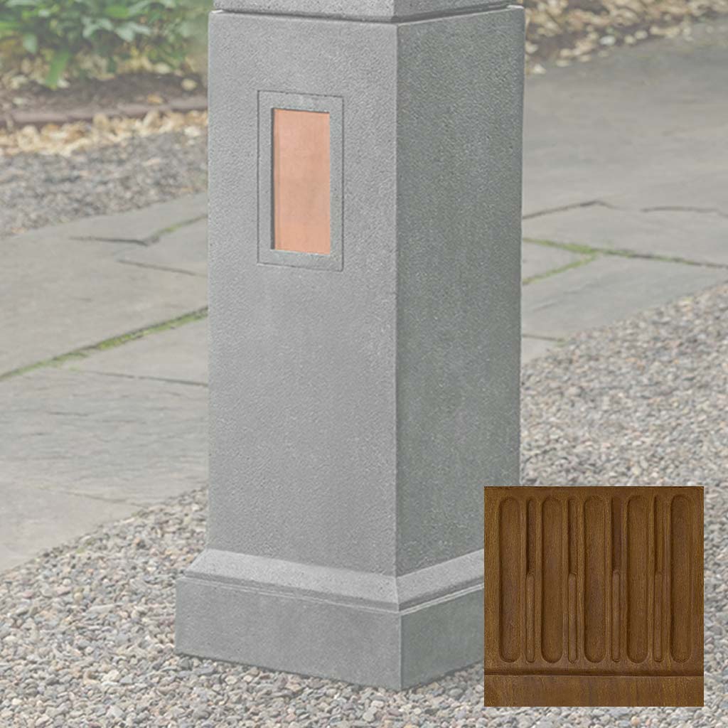 Gimlet Pedestal with Copper Plates