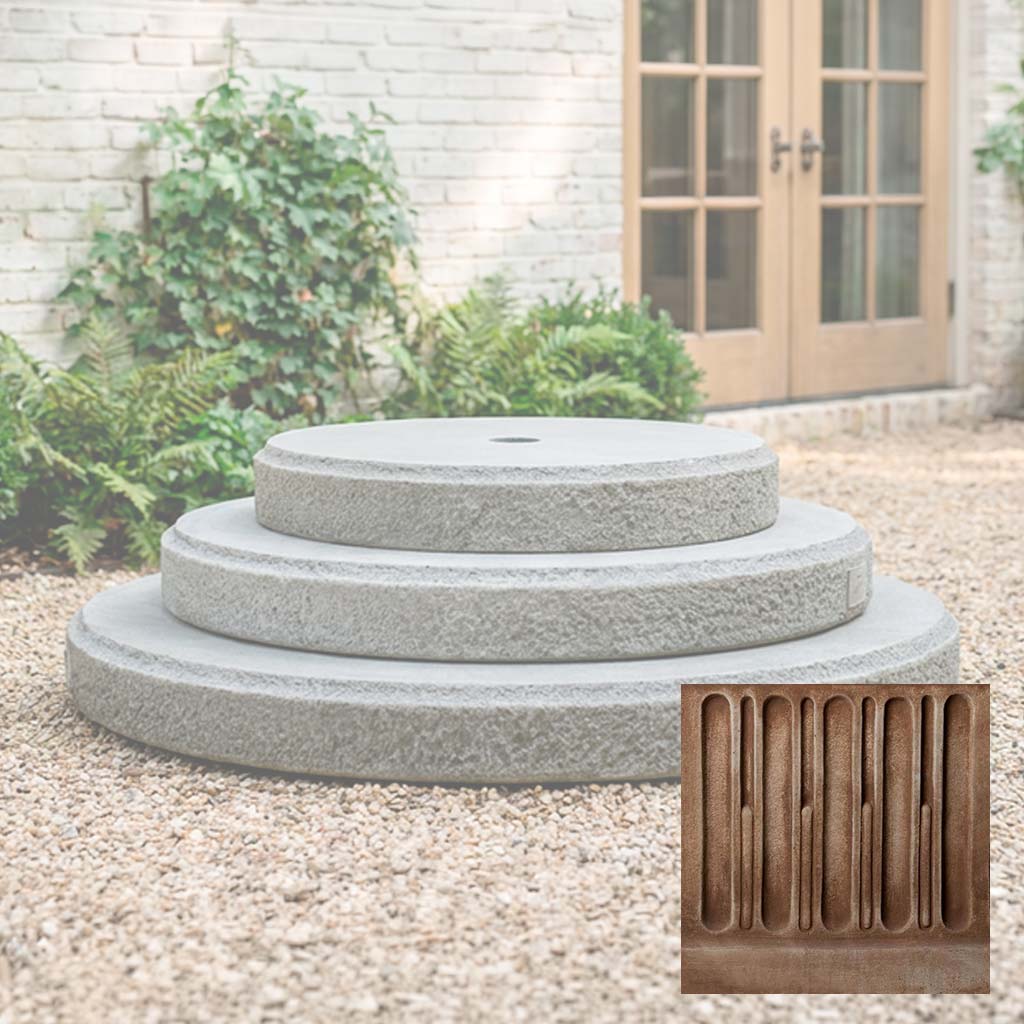 Round Textured Plinth