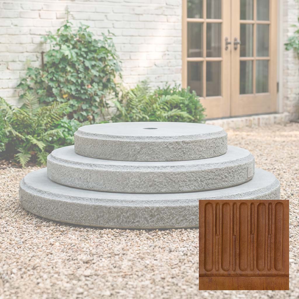Round Textured Plinth