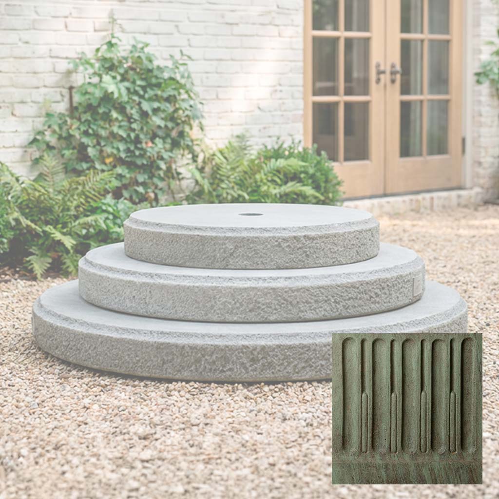 Round Textured Plinth