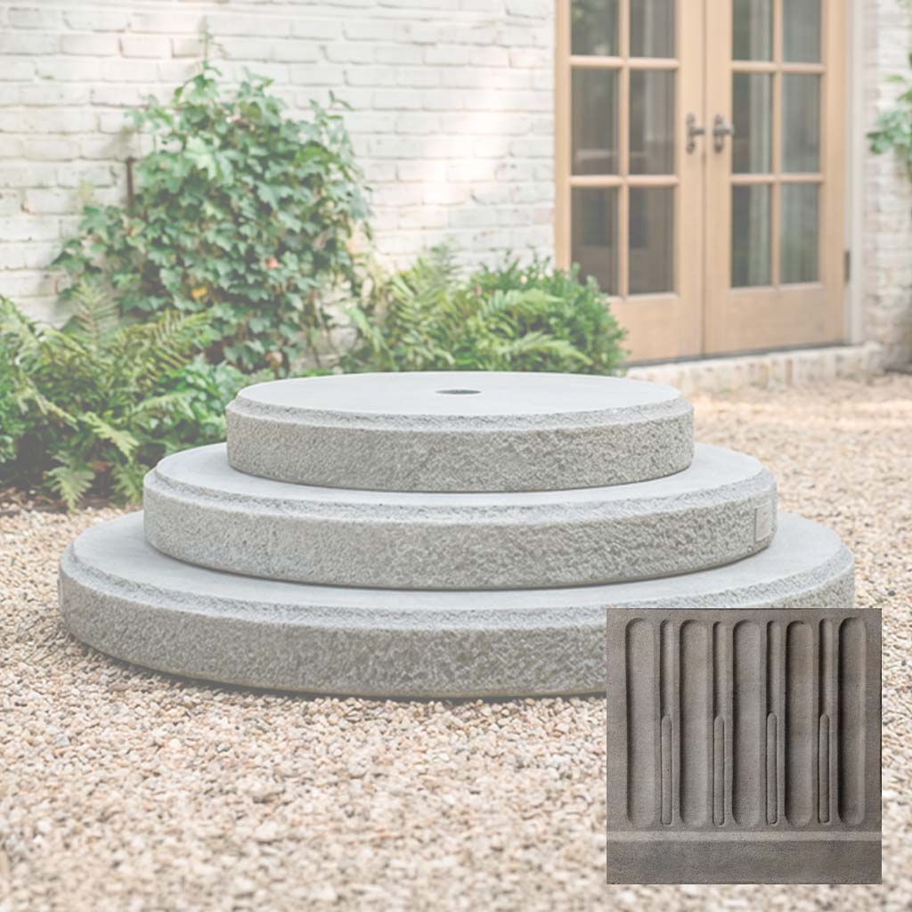 Round Textured Plinth