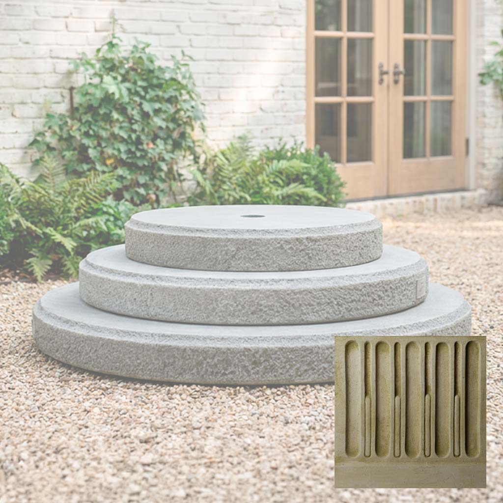 Round Textured Plinth