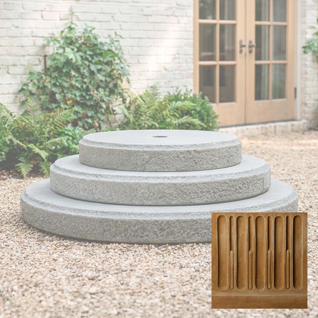 Round Textured Plinth
