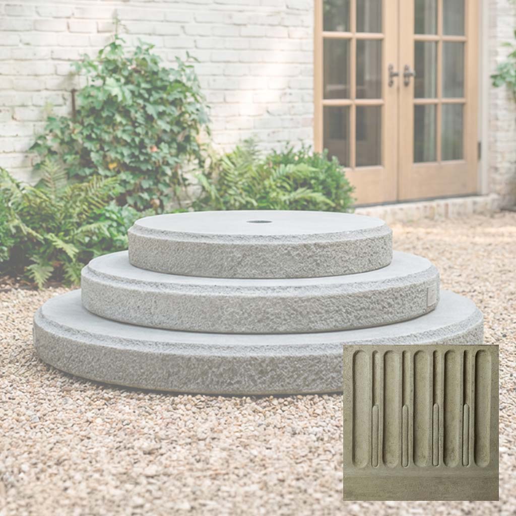 Round Textured Plinth