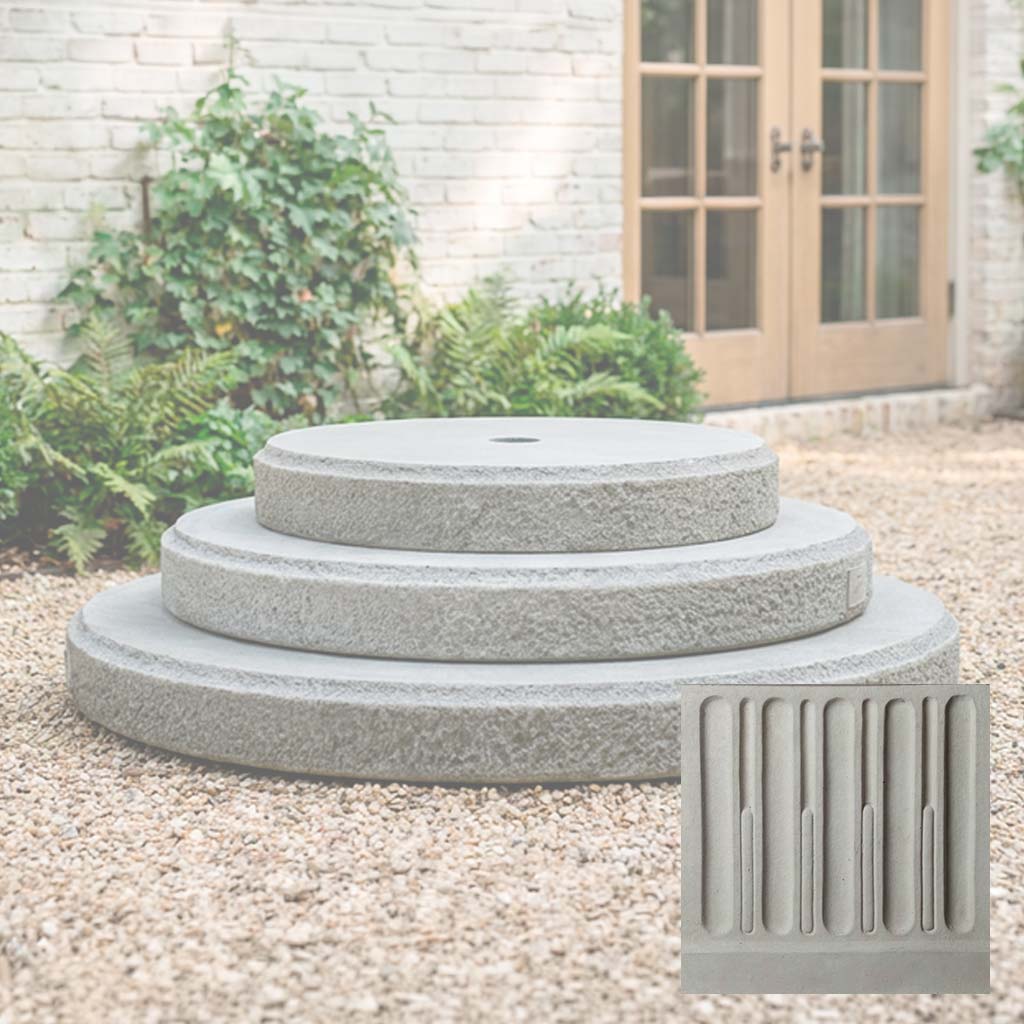 Round Textured Plinth