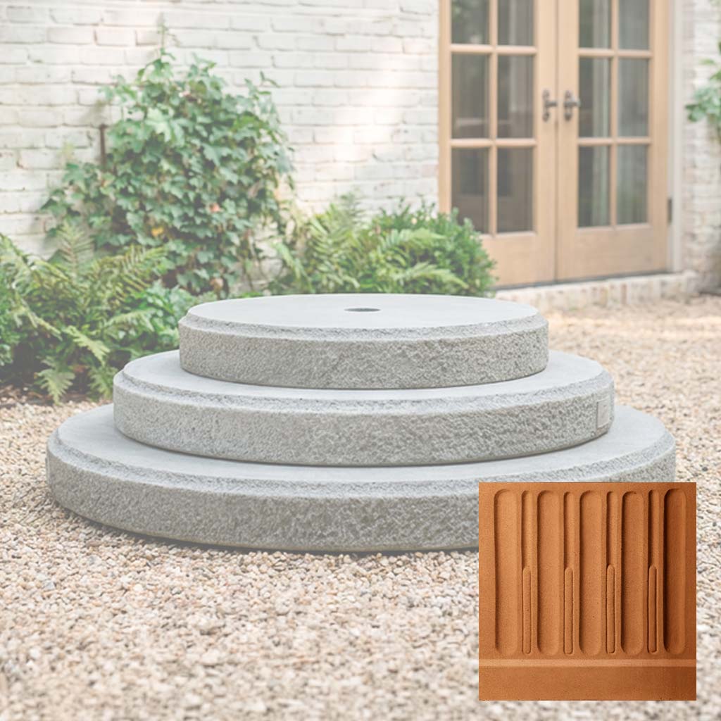 Round Textured Plinth