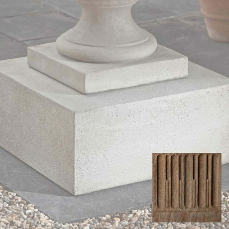 Textured Low Square Pedestal