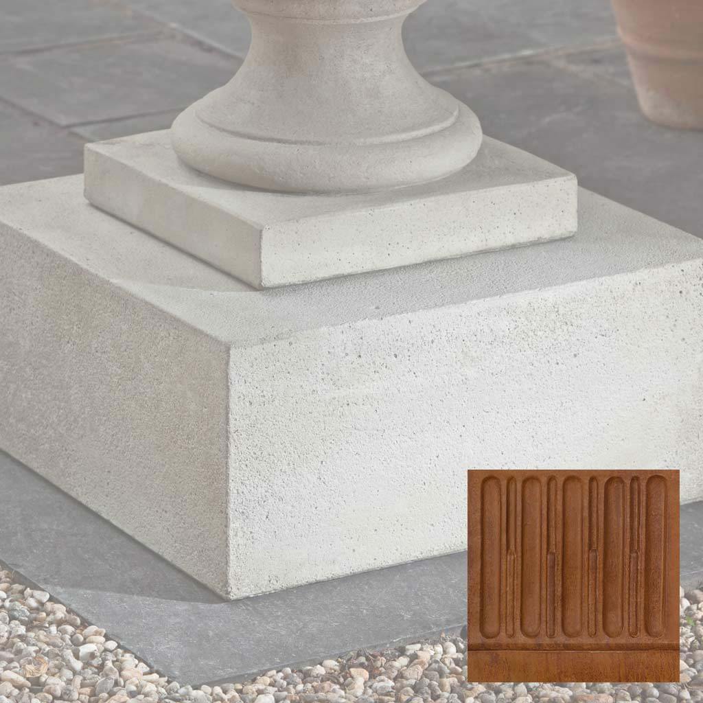 Textured Low Square Pedestal
