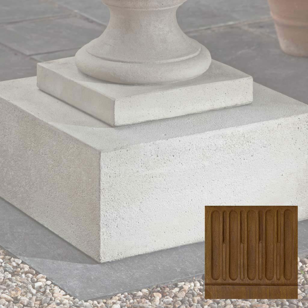Textured Low Square Pedestal