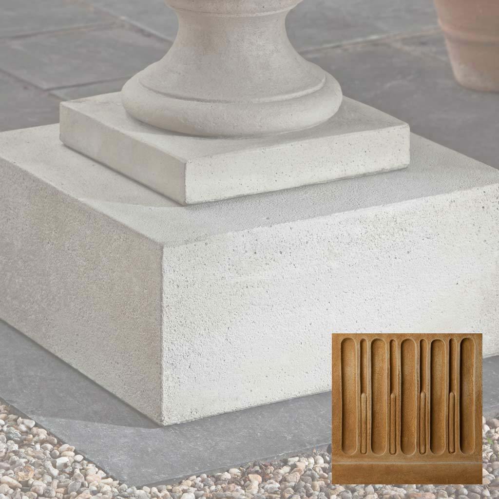 Textured Low Square Pedestal