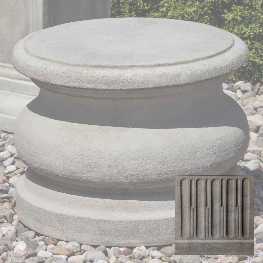 Round Plain Pedestal - Low