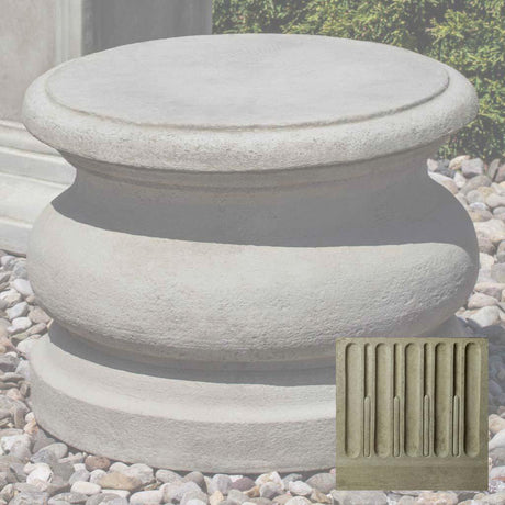 Round Plain Pedestal - Low