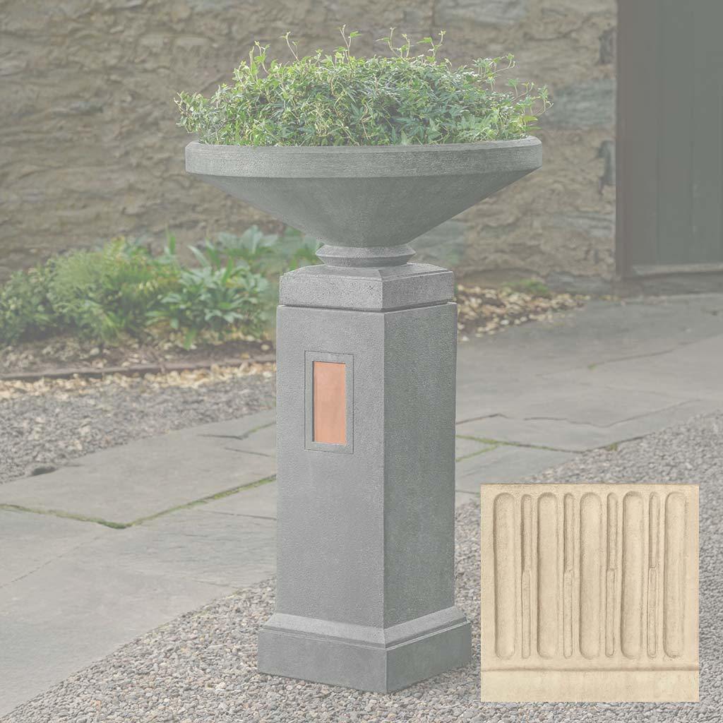 Gimlet Urn with Pedestal with Copper