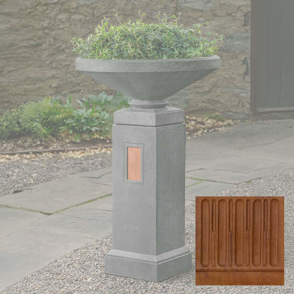 Gimlet Urn with Pedestal with Copper