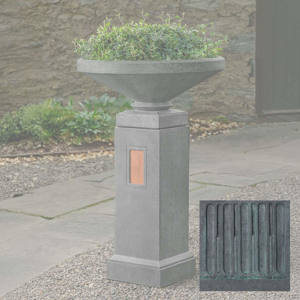 Gimlet Urn with Pedestal with Copper