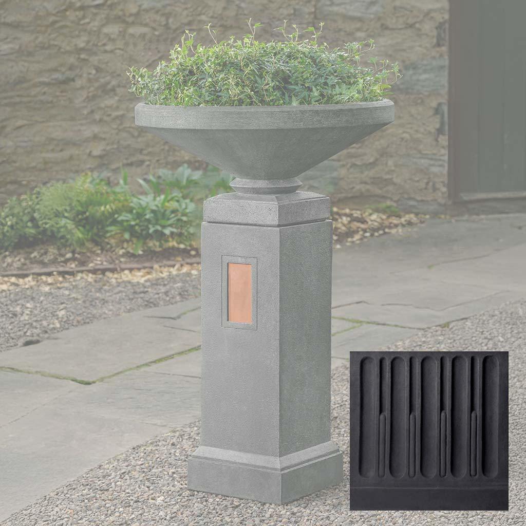 Gimlet Urn with Pedestal with Copper
