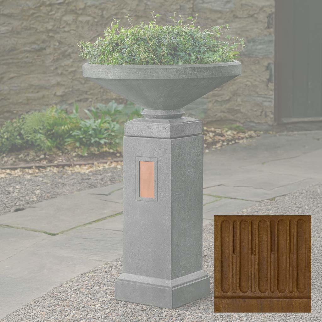 Gimlet Urn with Pedestal with Copper