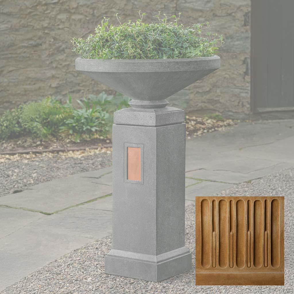 Gimlet Urn with Pedestal with Copper