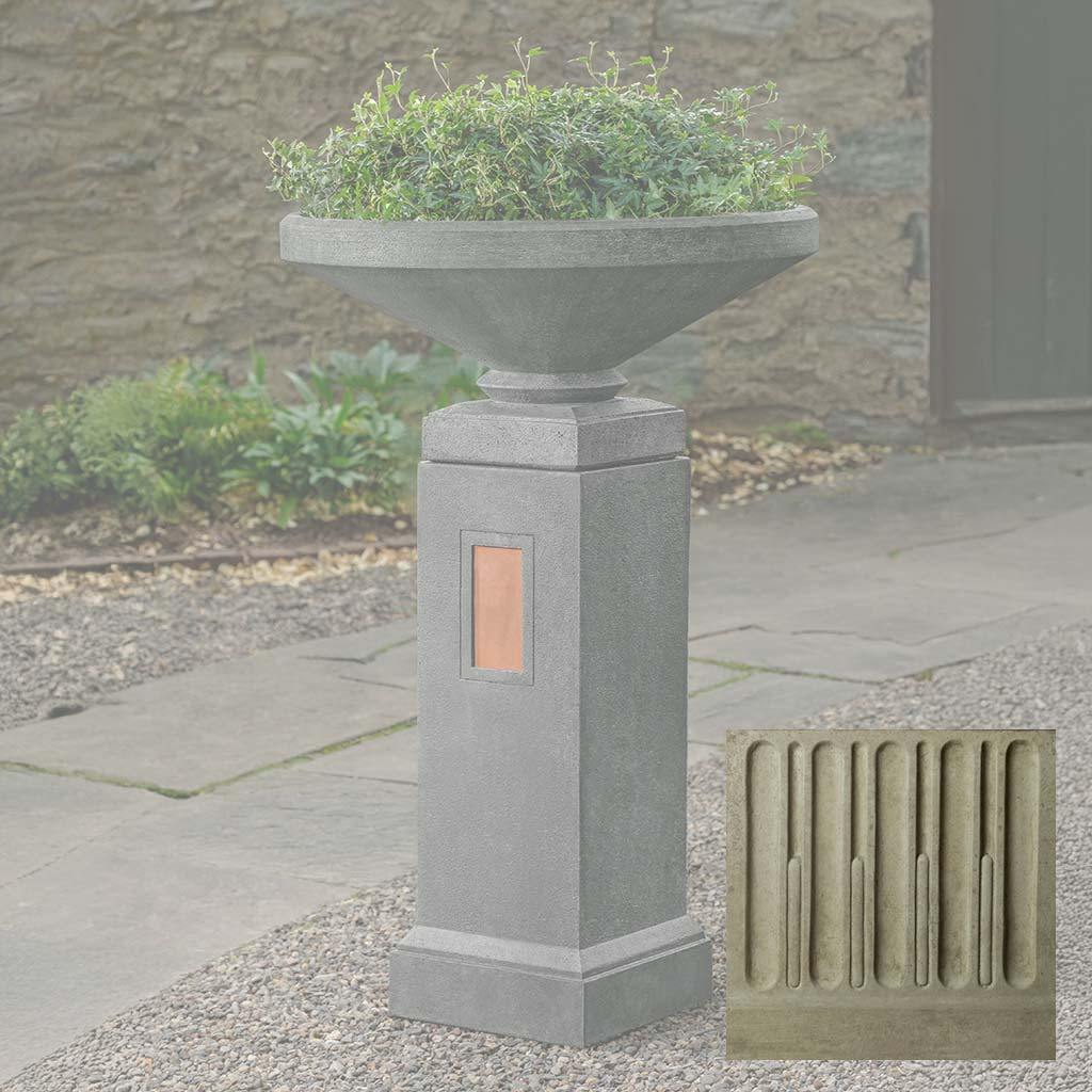 Gimlet Urn with Pedestal with Copper