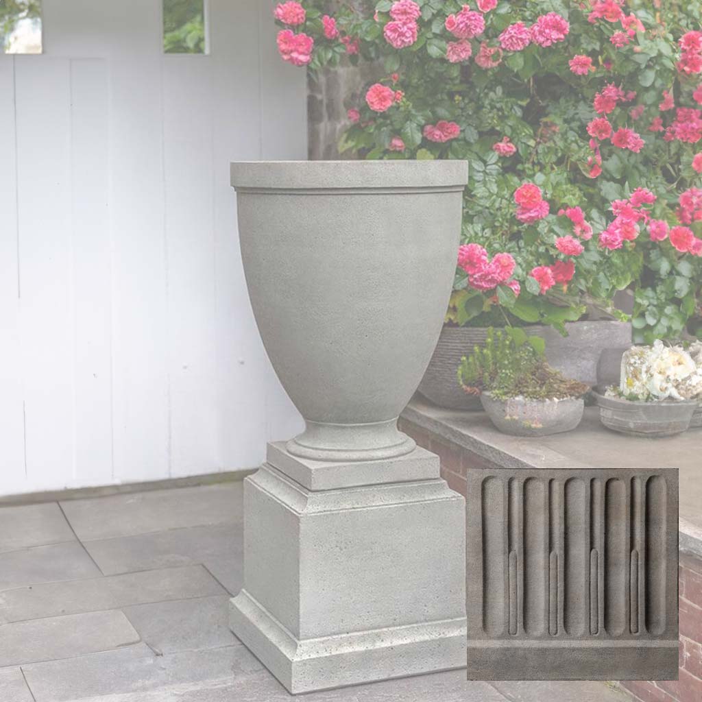 Capitol Hill Urn w/ 16.5" Pedestal