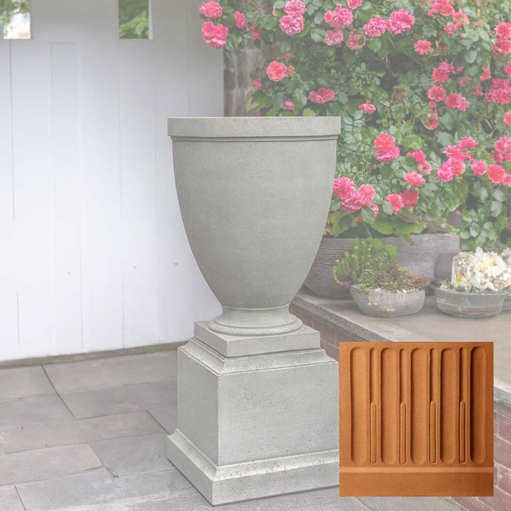 Capitol Hill Urn w/ 16.5" Pedestal