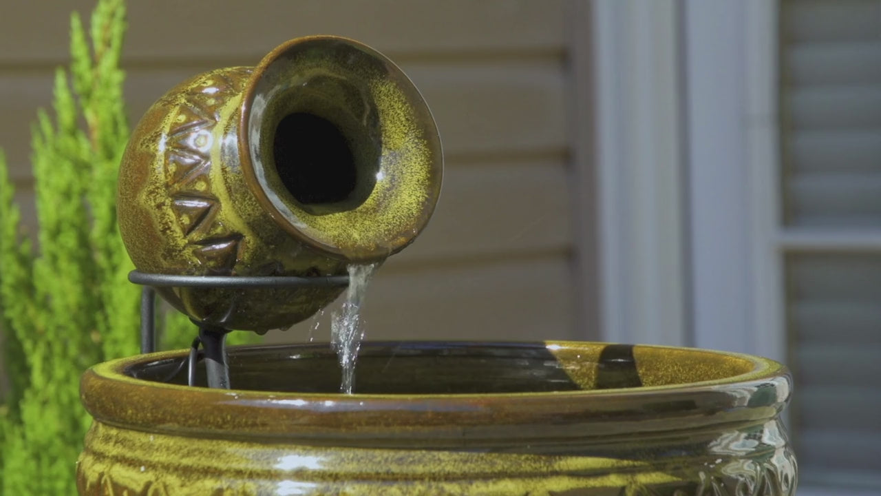 Cairo Solar Jug Fountain