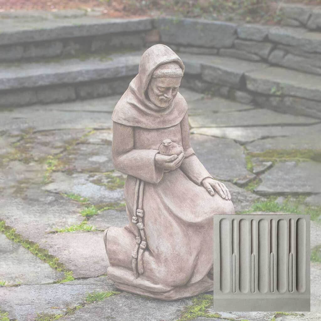 Kneeling Saint Francis With Bird