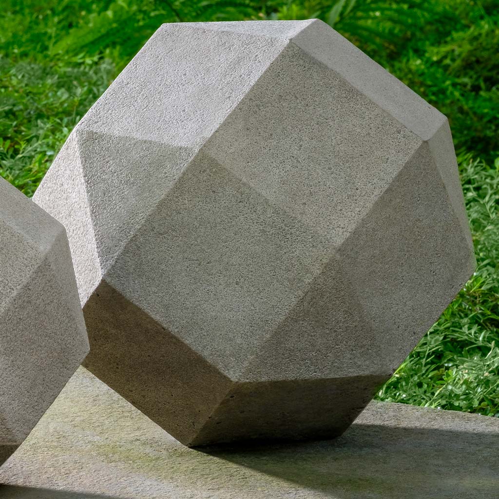 Campania International Polyhedron Garden Sculpture